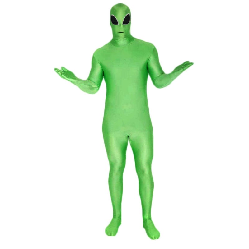 Morphsuits Adult Alien Costume Funny Halloween Costumes Large (MPALL) - Image 1